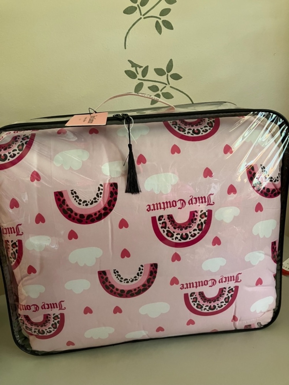 🩷Juicy Couture twin bedding set bed in a bag NWT - Picture 5 of 11